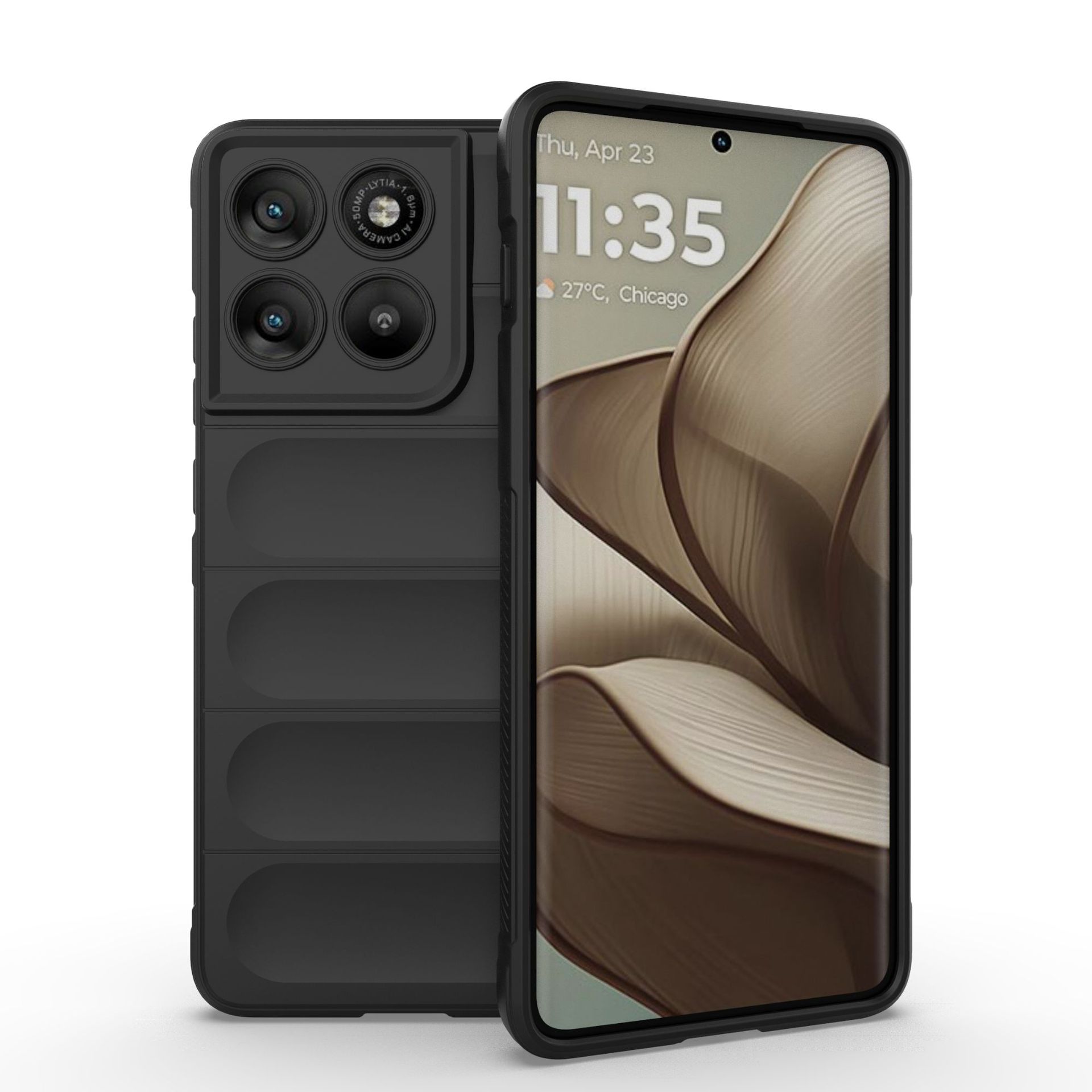

Motorola Moto Edge 70 Phone Case,Soft TPU Shockproof Phone Cover for Motorola Moto Edge 70 чёрный