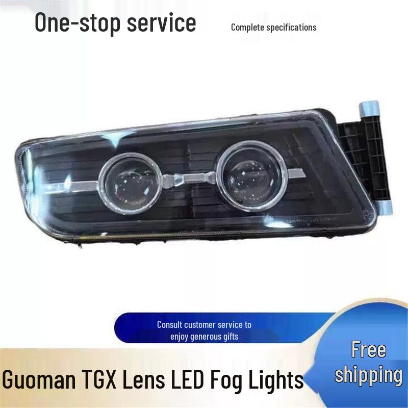Compatible Dual-Lens LED Fog Light Assembly for MAN TGX/TGS Trucks