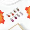 Gusien Women's European & American Four-Leaf Clover Earrings - Exquisite, Simple, Light Luxury Design, Colorful & Cute.