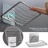 Punch-free Stainless Steel Soap Rack Wall Hanging Wall Mounted Soap Holder  Household Use