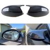 Carbon Fiber Pattern Side Mirror Cover Caps Compatible with BMW 2005-2008 E90 E91 / 2006-2009 E92 E93 PRE-LCI