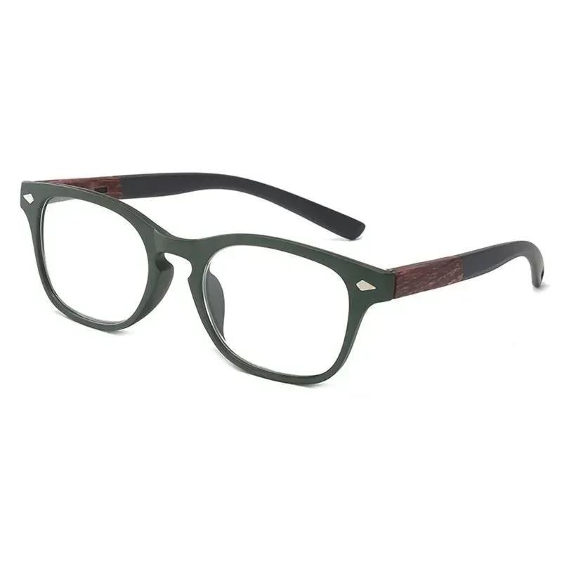 

Fashionableable Vintage Square Frame Far Sighted Finished Product with Blue Lightweight Barrier Optical Prescription-ready Glasses +1.0 TO +4.0 1.0