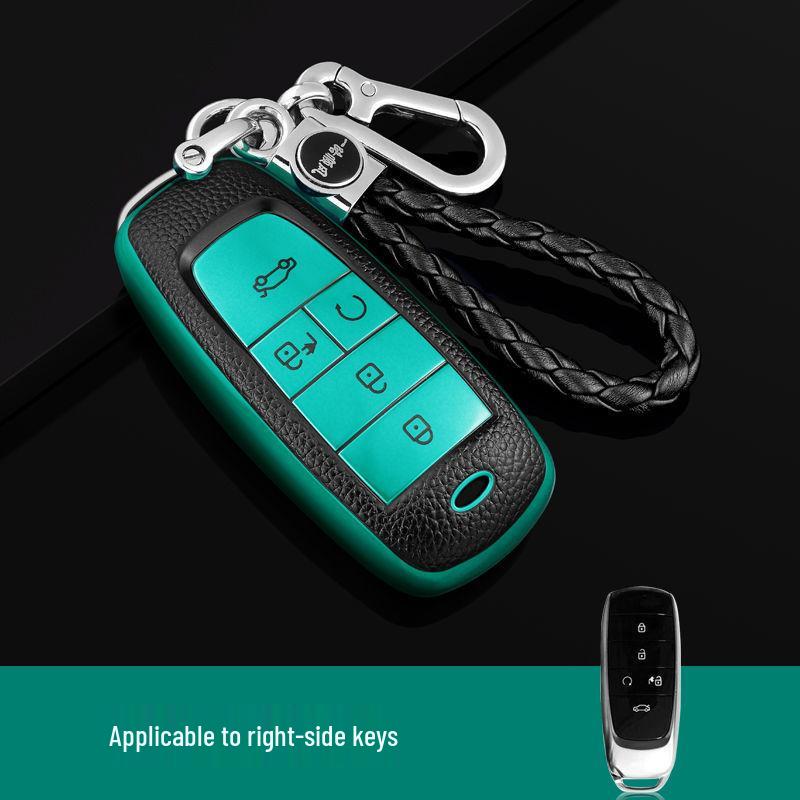 Compatible Key Case for GAC Trumpchi Aion Models AIONS, AIONV, AIONY, AIONLX - Full Protection Shell with Buckle