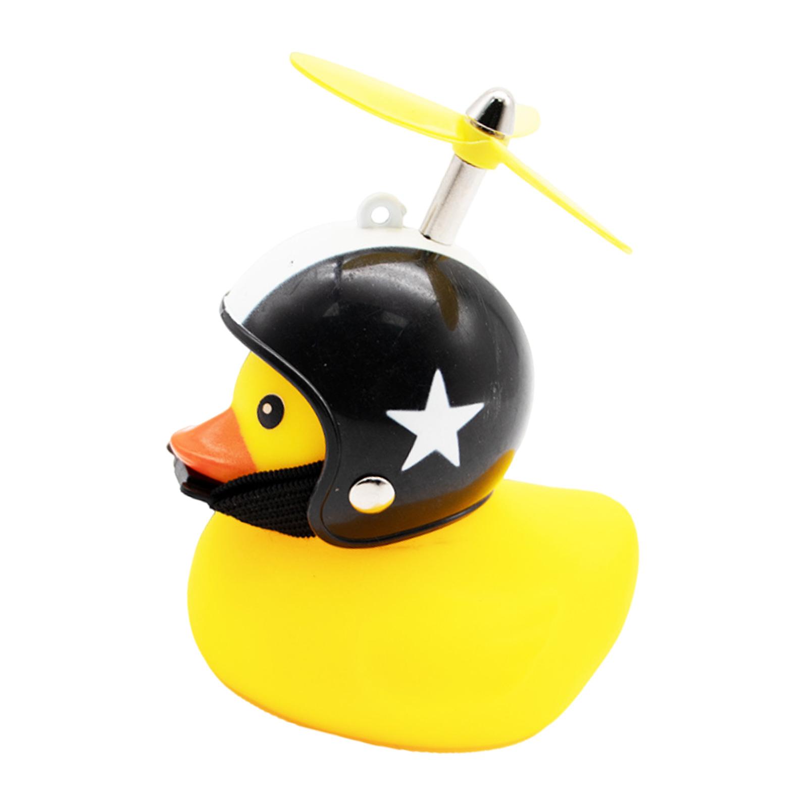 

Велосипедный звонок в виде утки Универсальный велосипедный руль Желтый утиный звонок Резиновая утка Велосипедный звонок со светодиодной подсветкой Шлем и пропеллер B