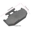 1 Set of Motorcycle Brake Pads for Kawasaki KDX125 Suzuki DR250 DR350 Yamaha DT125 TTR250