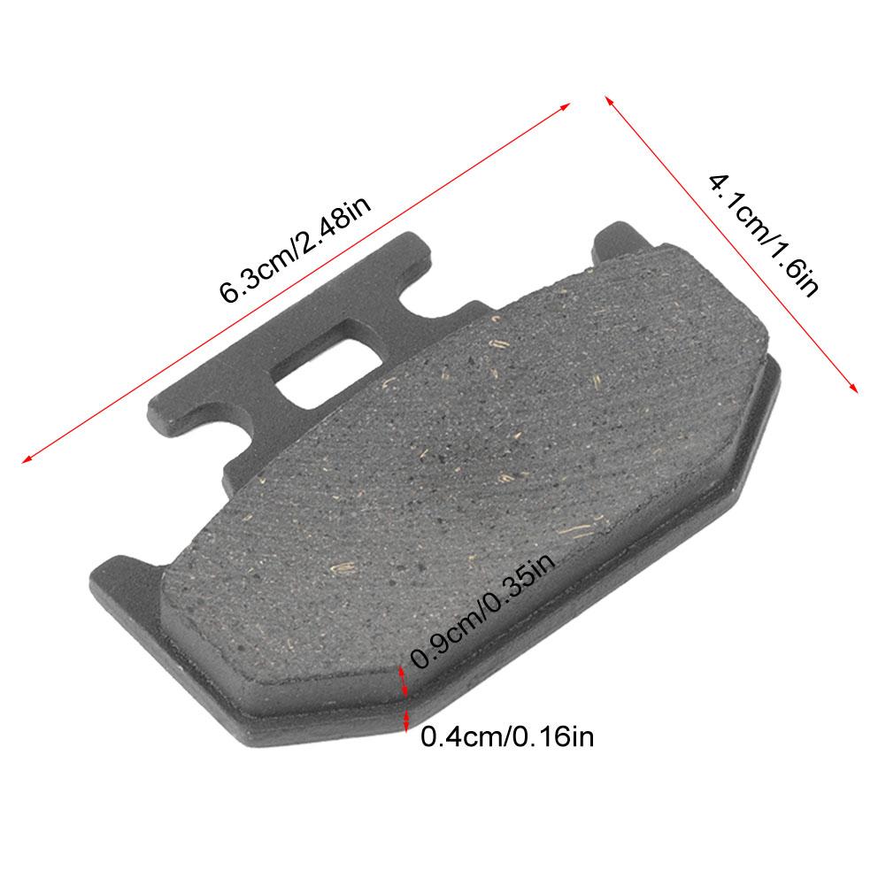 1 Set of Motorcycle Brake Pads for Kawasaki KDX125 Suzuki DR250 DR350 Yamaha DT125 TTR250
