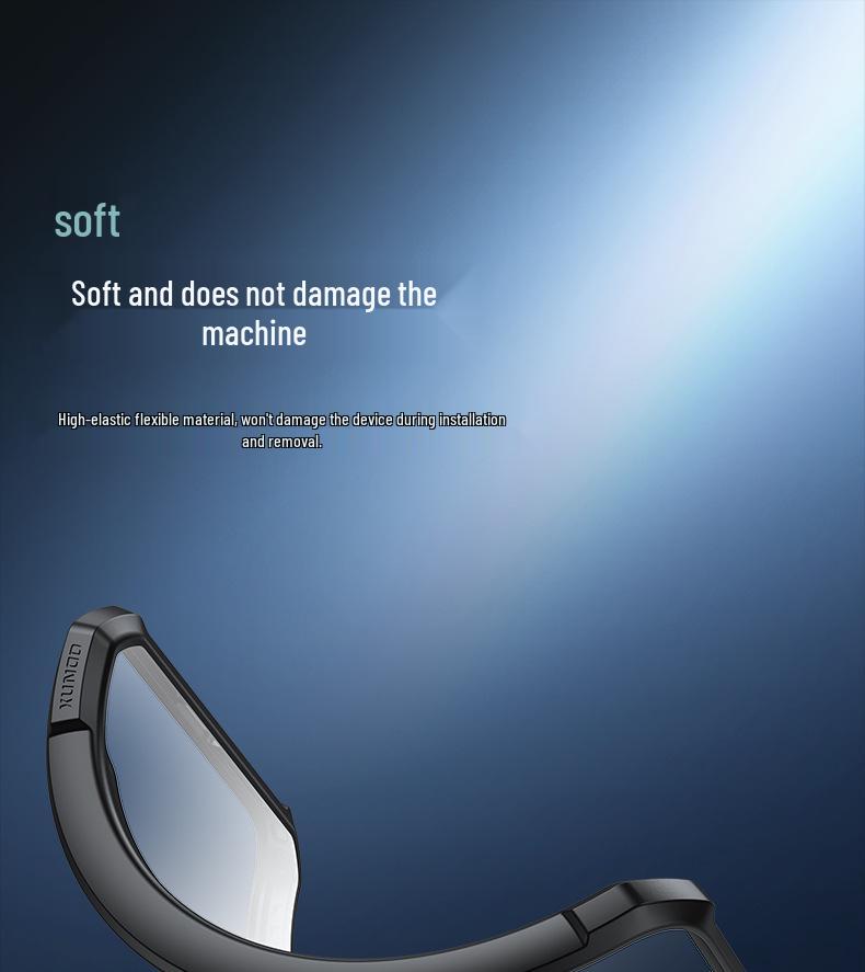 Xundi Silicone Drop-Proof Full Coverage Transparent Case for Honor X9D (Overseas Version)