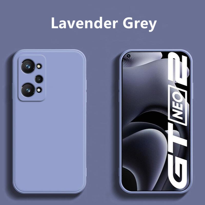 For Realme GT Neo2 Case For Case for Realme GT Neo2 Liquid Silicone TPU Shockproof Monochrome Phone Case for Realme GT Neo2 5G