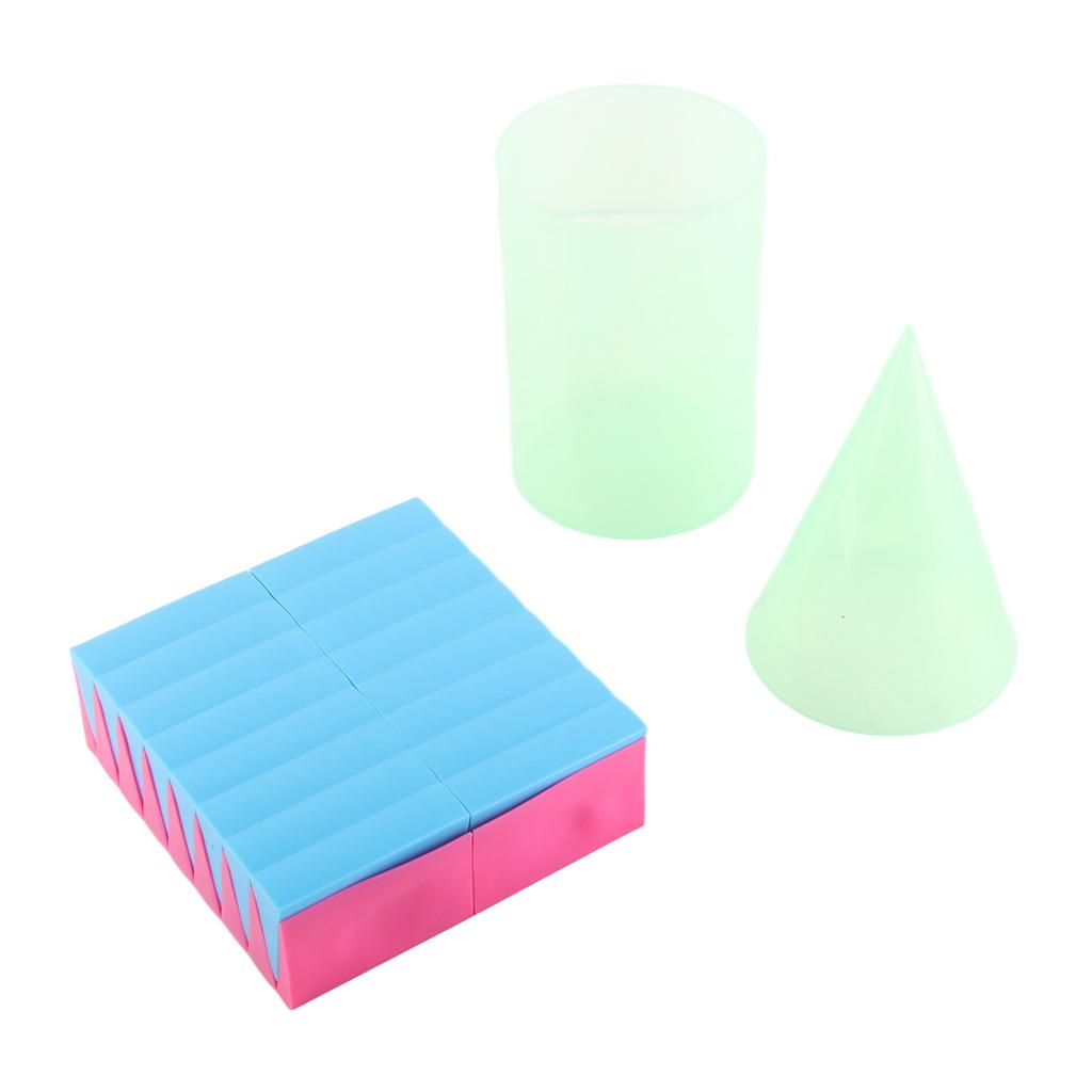 Geometric Shapes Volume Demonstrator Cylindrical Cone Shape Model Teaching Tools