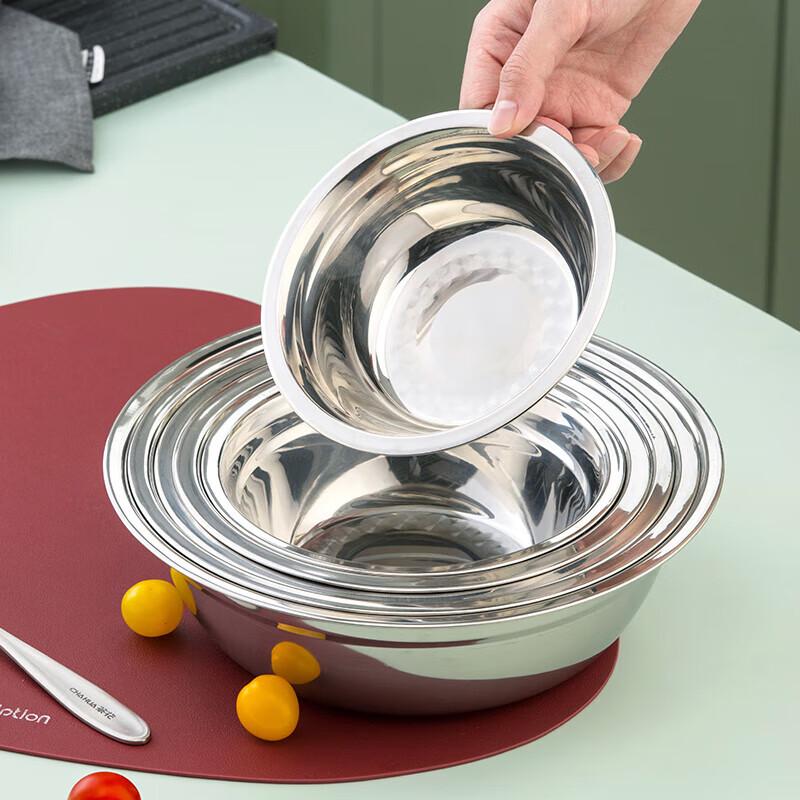 304 Stainless Steel Thickened Mixing Bowl
