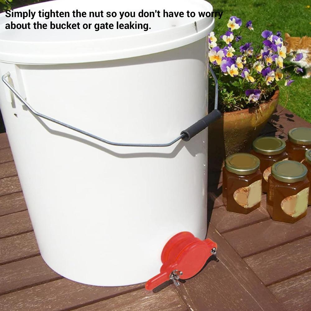 2pcs Plastic Honey Extractor Tap Leak Proof Design Honey Bucket Valve Honey Extraction