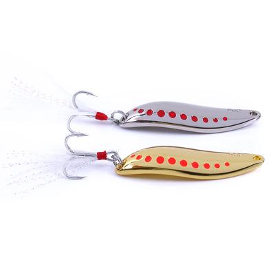 1Pcs 55mm 20g Sequin Gold/Silver Spoon Lure For Fishing Baits Sea Lures Tool Wobblers Spinner Pike Carp Bait