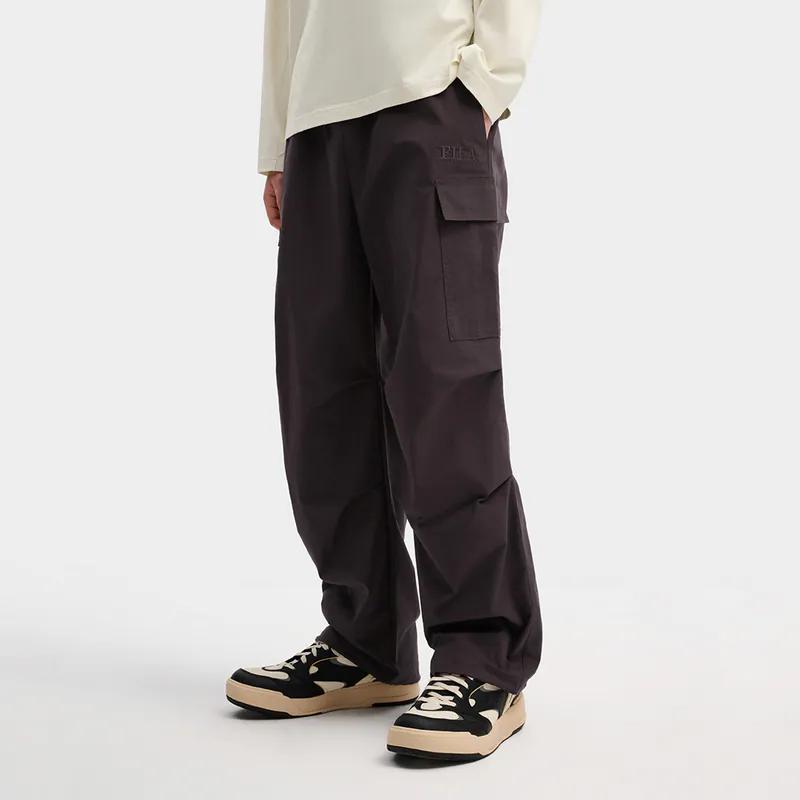 Fila Original Comfortable Simple Classic Solid Color Woven Casual Pants Men Bottoms F11M619804F-BN