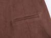 2024 Winter Women's Retro U-Neck Suede Effect Sleeveless Short Dress - European & American Style