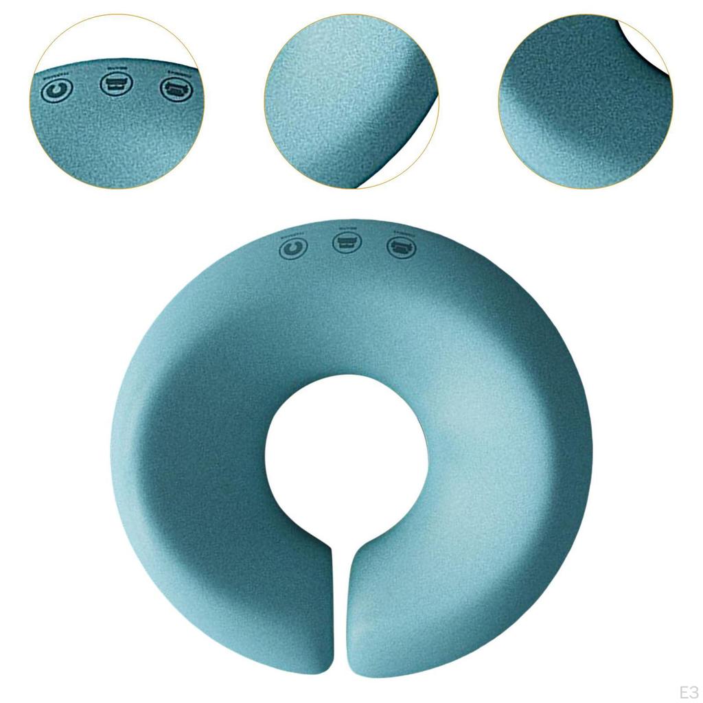 Massage Pillow for Table Neck Pad Headrest Men SPA Beauty Salons Gray