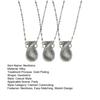 Bouquet Necklace with Creative Vase Pendant Necklace DIY Dried Flowers Romantic Necklace for Women Sweater Chain