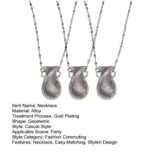 Bouquet Necklace with Creative Vase Pendant Necklace DIY Dried Flowers Romantic Necklace for Women Sweater Chain
