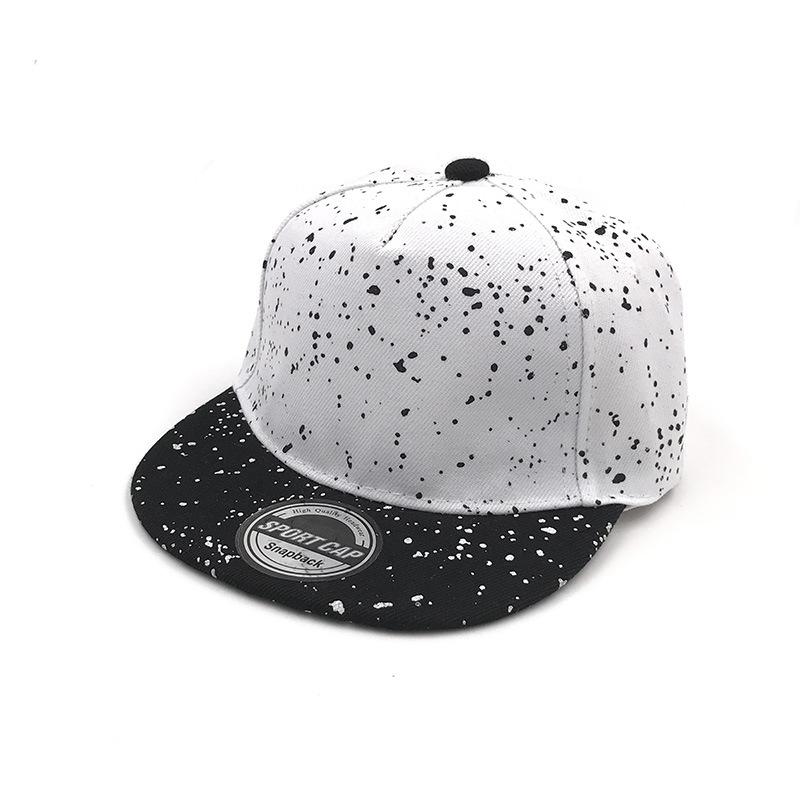 Children'S Light Board Hat, Graffiti Snowflake Outdoor Baseball Cap, Male And Female Baby Hip-Hop Hat