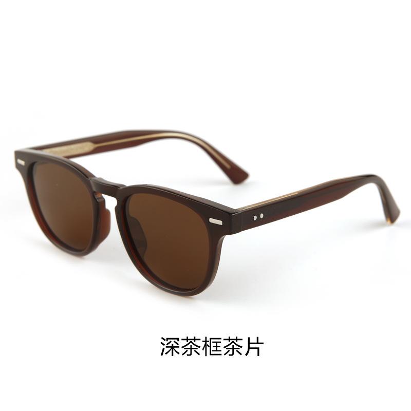 Pin temple sunglasses men's retro polarized UV protection sunglasses polarized sunglasses