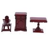 Dollhouse Miniature Wooden Room Furniture 1:12 Accessories Toys For Children