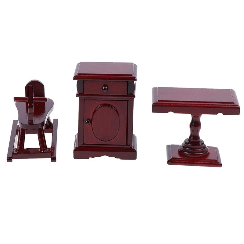 Dollhouse Miniature Wooden Room Furniture 1:12 Accessories Toys For Children