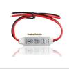 11-Key Single Color Mini RF LED Strip Controller & Dimmer, 5-24V