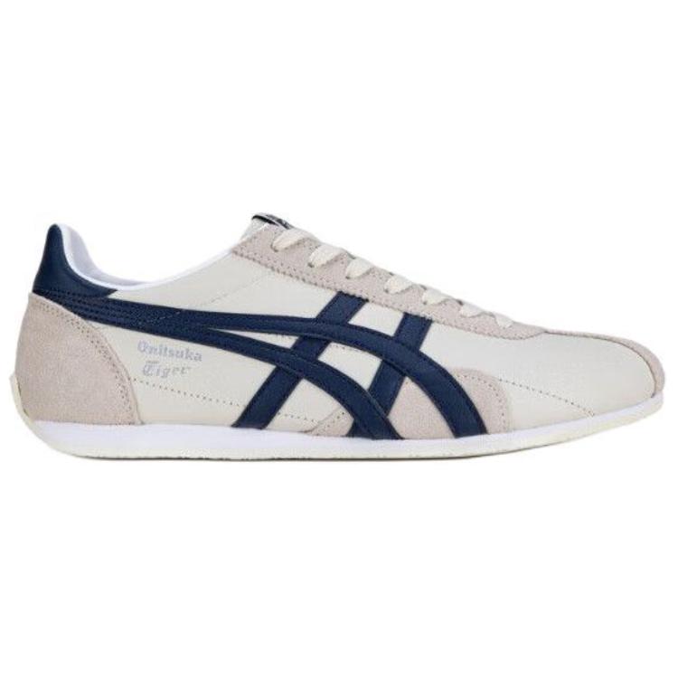 Onitsuka Tiger Runspark Comfortable Versatile Slip-Resistant Durable Lightweight Low-Top Running Shoes Unisex Running Shoes Beige 1183B480-203