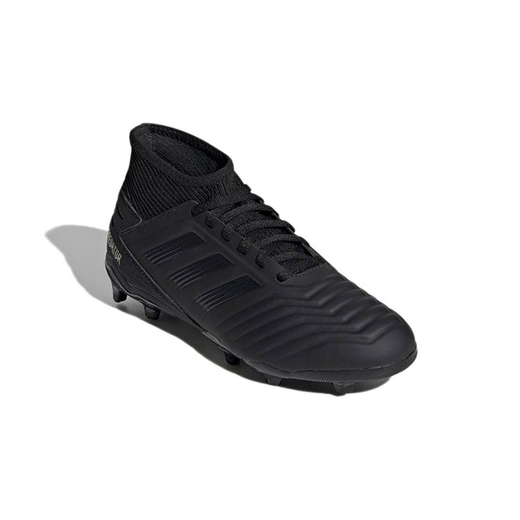 New Adidas Slip Resistant Anti Kick Cushioning Mid Top Soccer Shoes Obsidian Black Kids' G25794