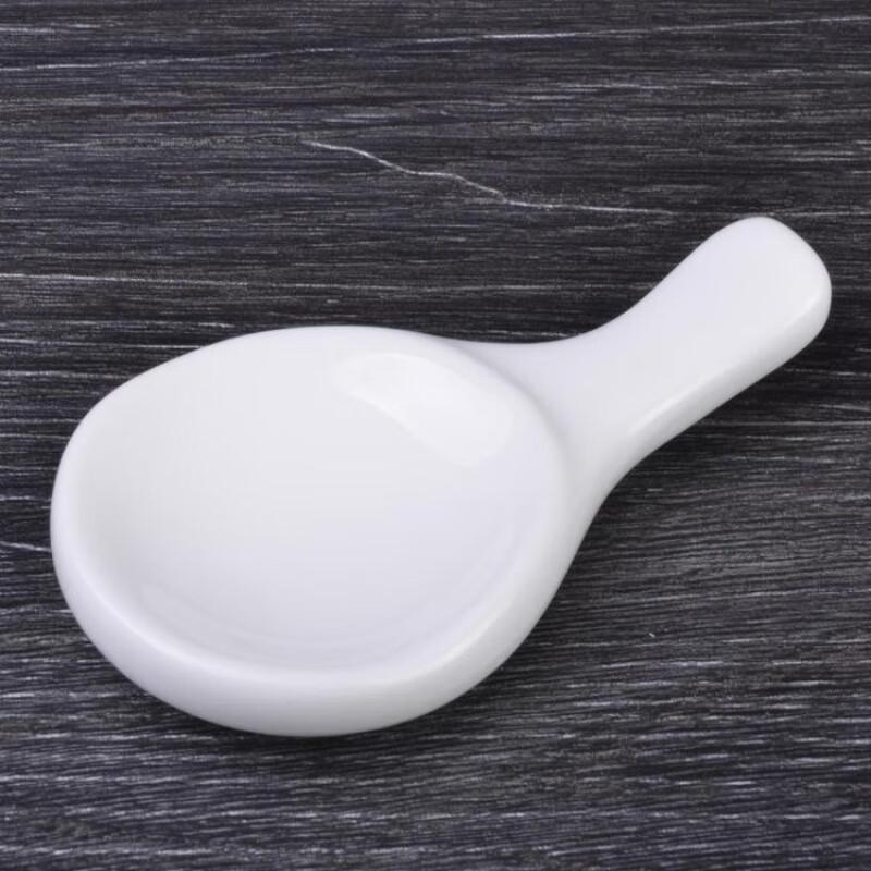 Pure White Ceramic Chopstick & Spoon Rest
