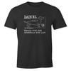 Funny Dachshund Information Dog Lovers Gift T-Shirt 100% Cotton O-Neck Short Sleeve Summer Casual Mens T-shirt Streetwear