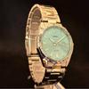 Used CASIO Men's Watch, Turquoise Blue/Silver Color, Men's Watch