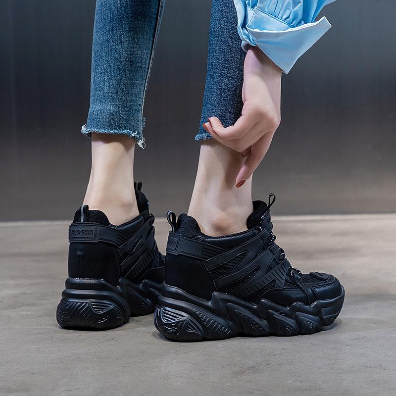 Dad shoes increase in height in spring and summer new thick-soled casual sports trendy shoes