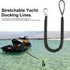 Boots Bungee-Dockleinen Seile Festmacherseil für Kajak Wasserfahrzeug Jetski Ponton Kanu Motorboot Festmacherseil Zubehör