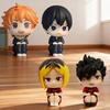 Figuras de Anime Haikyuu!! Figuras de Ação Shoyo Hinata PVC Tobio Kageyama Brinquedos para Crianças Colecionador Modelo Haikyu Presentes de Aniversário