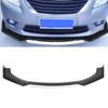 Front Bumper Lip Spoiler Splitter Kit Aerodynamic Part for Auto Car Modification(Glossy Black White )