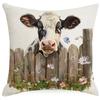 Spring Farm Animal Cow Rabbit Dog Pillowcase Home Decoration Balcony Cushion Decoration Pastoral
