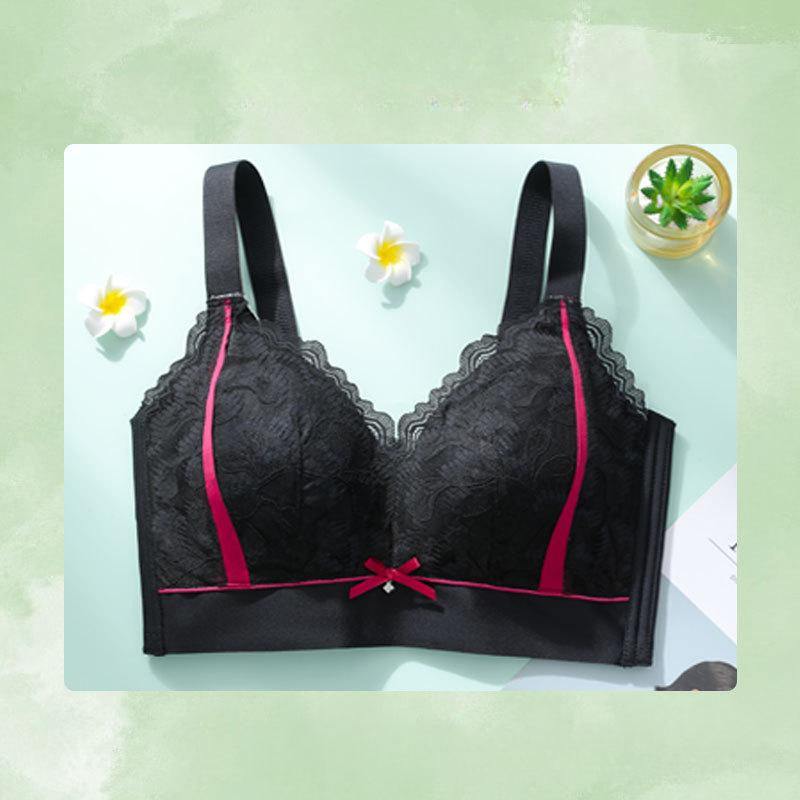 Neue Unterwäsche für Damen, stahlfreier Rand, große BHs, Damen sammeln und schließen die Unterbrüste, Anti-Schlaffe-BH