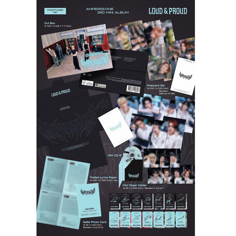 [8/13 Veröffentlichung] Ampers&One - 3. Mini-Album Loud & Proud Postkartenversion CD