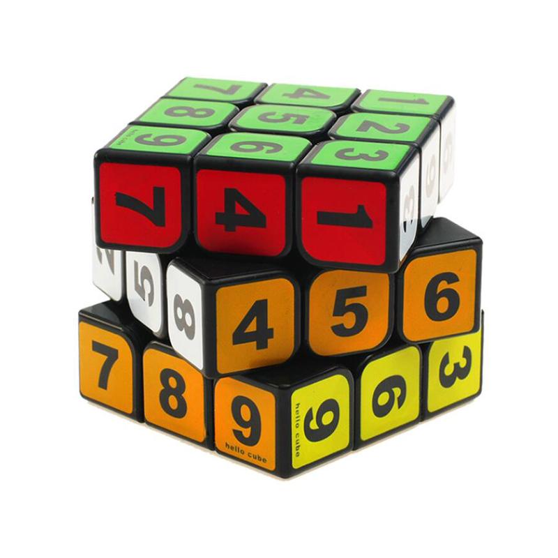 

Children Number Magic Cube Toy Zauberwürfel Puzzles Inteligencia Arrow Cubo Magico 3X3 Juguetes Divertidos Para Niños