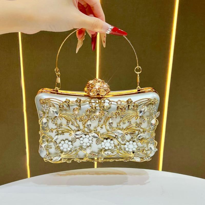 Dinner Bag, Bride's Hand Handbag, Vintage Lady's Handbag, Women's Crossbody Bag