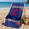 Cleveland Chief Symbol Beach Towel, Microfiber Beach Towel, Perfect For Pool, Beach, Travel, Home Decor Beach Party Fan Gifts