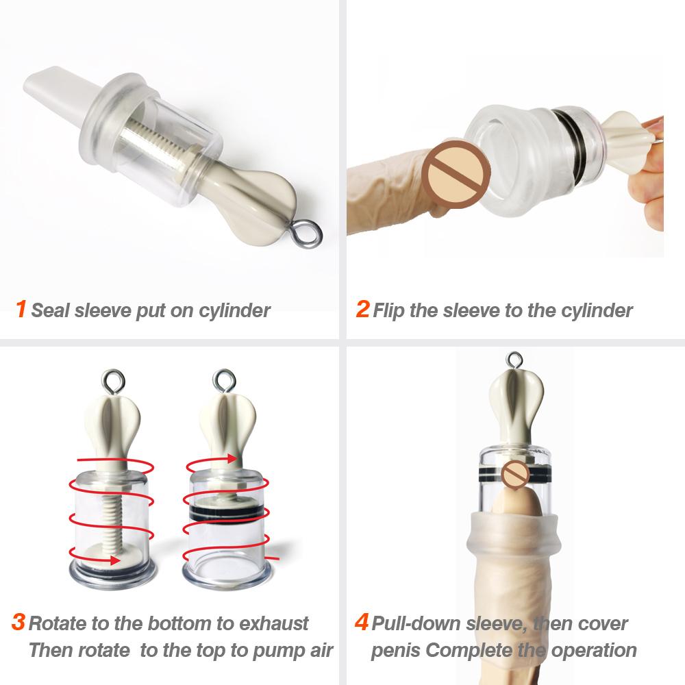 Male Enhancement Tension Penis Extender Enlarger Stretcher Practice Growth Edge Stretcher Penile Pump Belt Sex Toy
