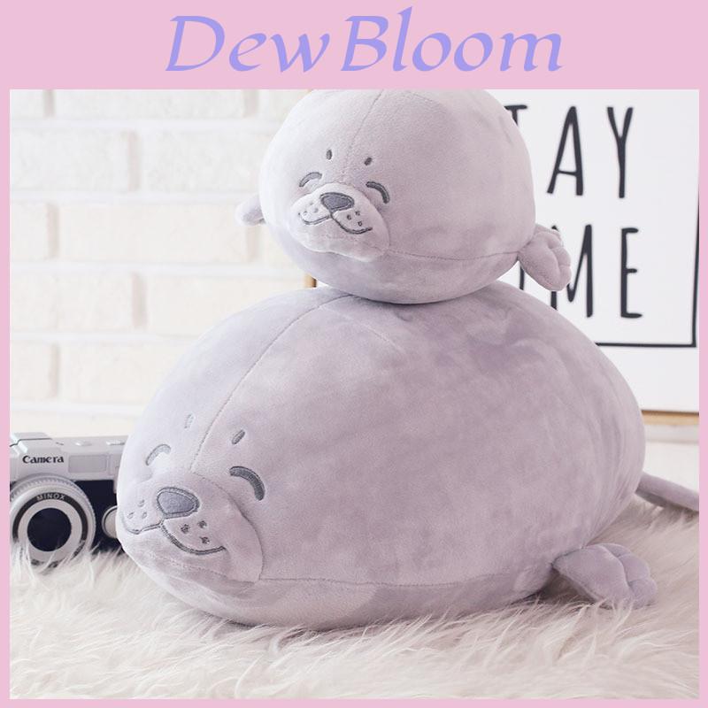 Adorabile Foca Peluche Giocattolo Peluche Morbido Cuscino in Cotone PP Regalo per Bambini