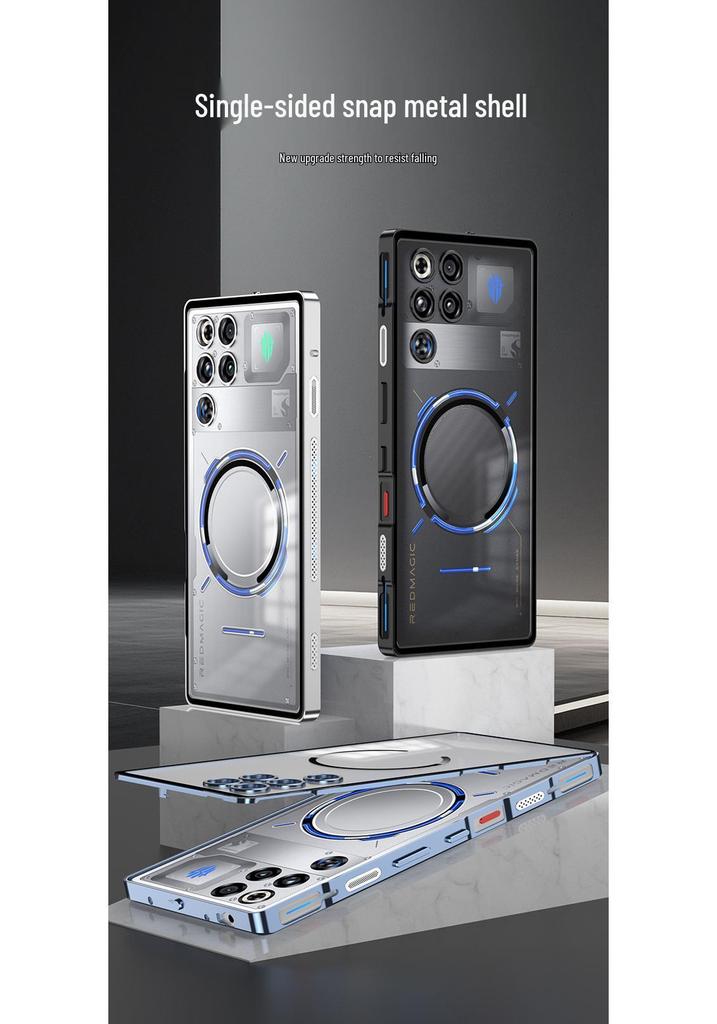 RedMagic 11 Pro+ Magnetic Gaming Case with Zero-Touch Metal Heat Dissipation
