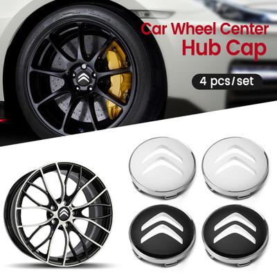 56/60MM Car Wheel Center Hub Caps Sticker Badge Tire Rim Covers For C4 C3 Xsara C-Elysee C5 C1 DS DS3 DS5 DS4 Picasso