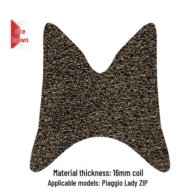 Piaggio Lady ZIP Motorrad Seidenfußmatte: BYQ100T-E Sportversion Dickeres Pedalpad