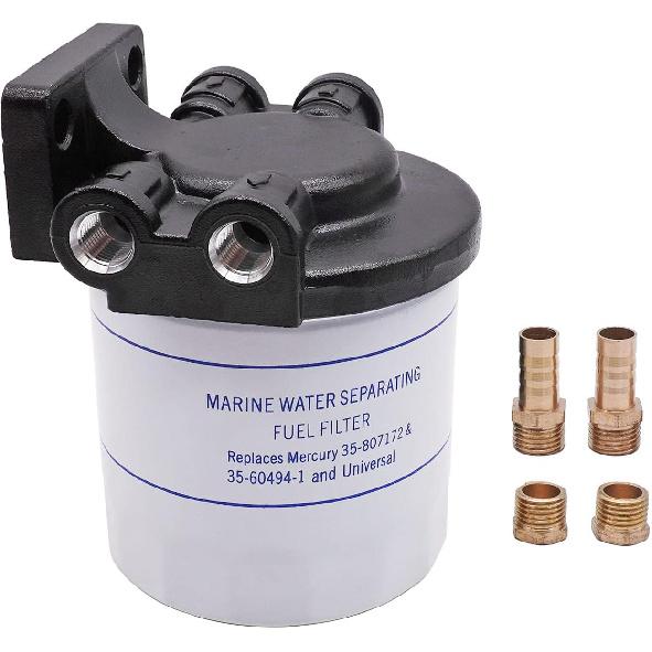 Marine Boat Spin-On Fuel Filter Water Separator Kit 35-802893Q4 802893Q4 18-7983-1 18-7848-1