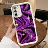 Phone Case: 2D Flat Samsung Galaxy A34 A35 M05 M06 S20 S22 S21 FE Plus 5G Layered Protective Case, Swirl Background, Christmas and Halloween Gift