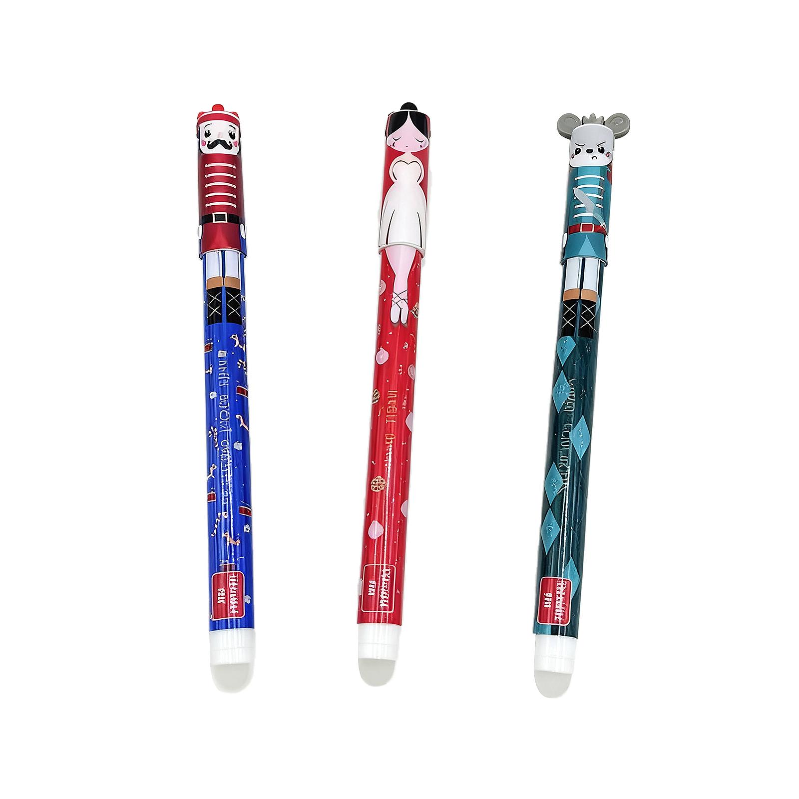 

Erasable Gel Pens, Animal Pattern Erasable Pens For Kids Learning And Writing 3ml One Size