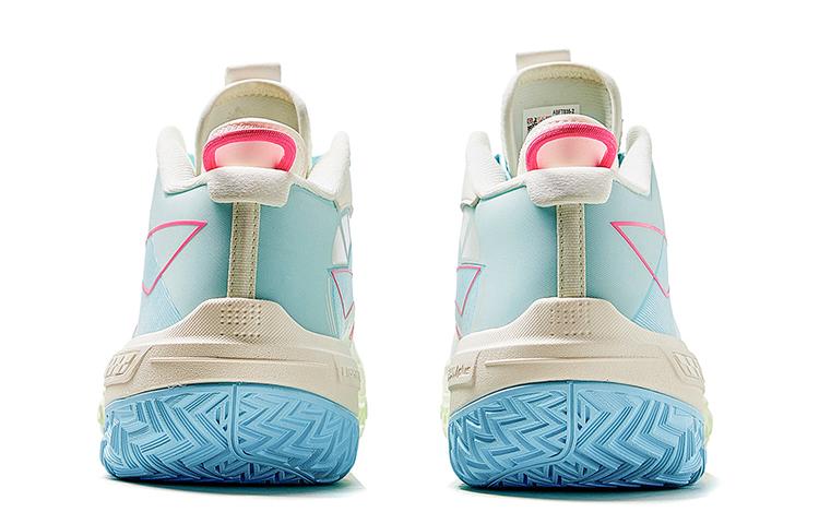 Li Ning Jie Ao Basketball Shoes Men's Mid Top Ecru ABFT035-2